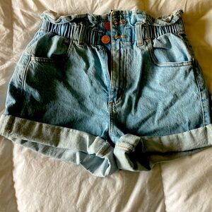 Garage denim jean shorts